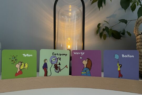 kaartjes voor ademhalingsoefeningen 